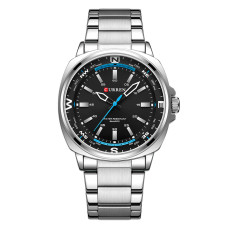 Часы  Curren 8455 Silver-Black