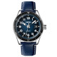 Watch Skmei 9232LSIBU Silver-Blue-Leather Strap