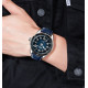 Watch Skmei 9232LSIBU Silver-Blue-Leather Strap