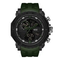 Watch Sanda 6012 Green-Black
