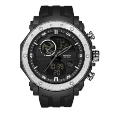 Часы  Sanda 6012 Black-Silver