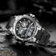 Watch Sanda 6024 Black-Silver