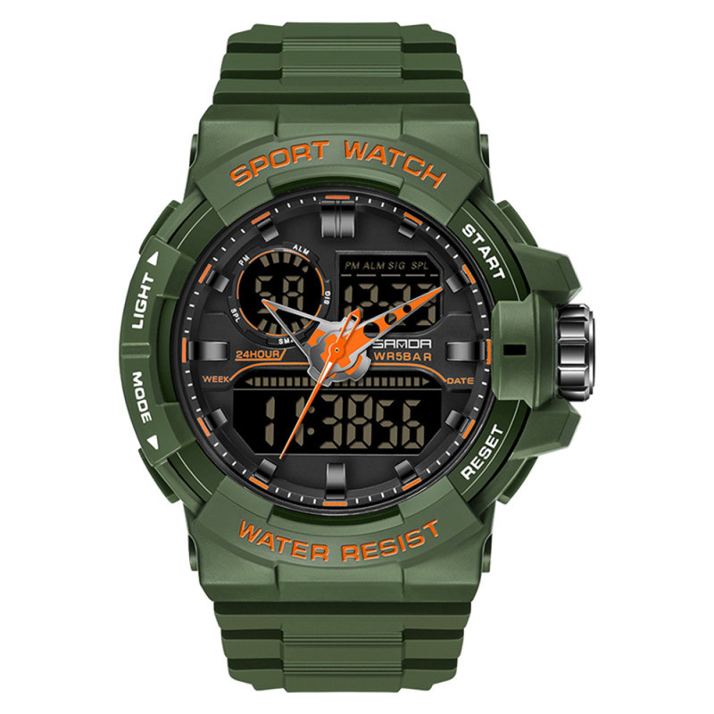 Watch Sanda 6025 Army Green