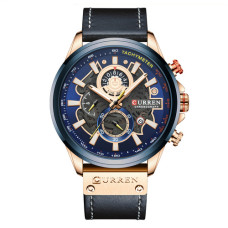 Часы  Curren 8380 Blue-Cuprum