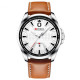 Watch Curren 8379 Silver-White-Brown