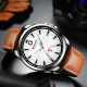 Watch Curren 8379 Silver-White-Brown