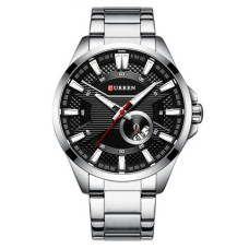 Часы  Curren 8372 Silver-Black