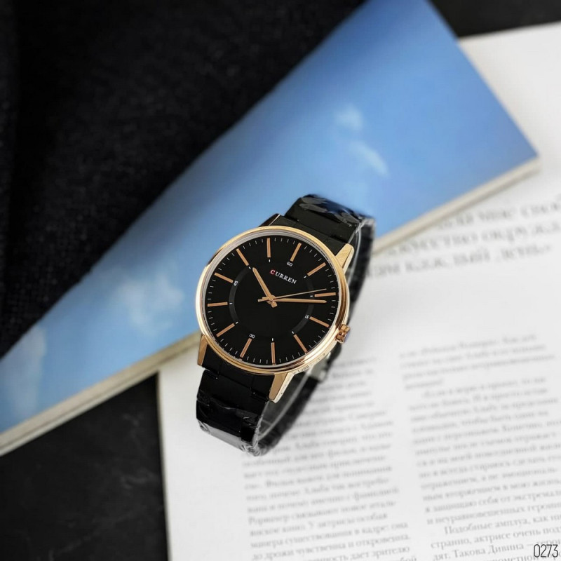 Watch Curren 8385 Black-Gold