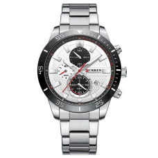 Часы  Curren 8417 Silver-Black