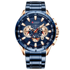Часы  Curren 8363 Blue-Cuprum