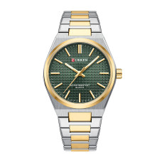 Годинник  Curren 8439L Silver-Gold-Green