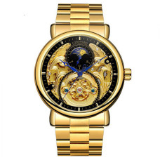 Часы  Forsining 8177 Gold-Black