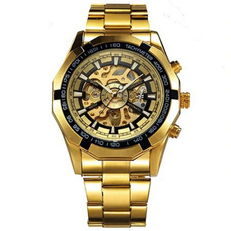 Watch Forsining 8042 Gold-Black