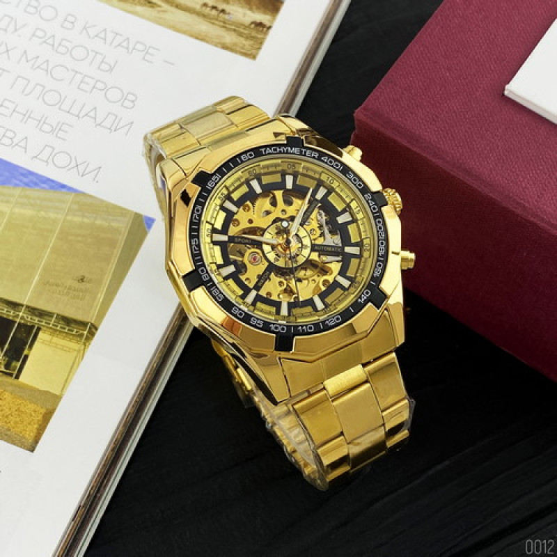 Watch Forsining 8042 Gold-Black