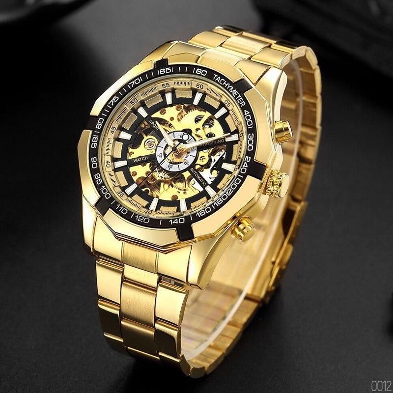Watch Forsining 8042 Gold-Black