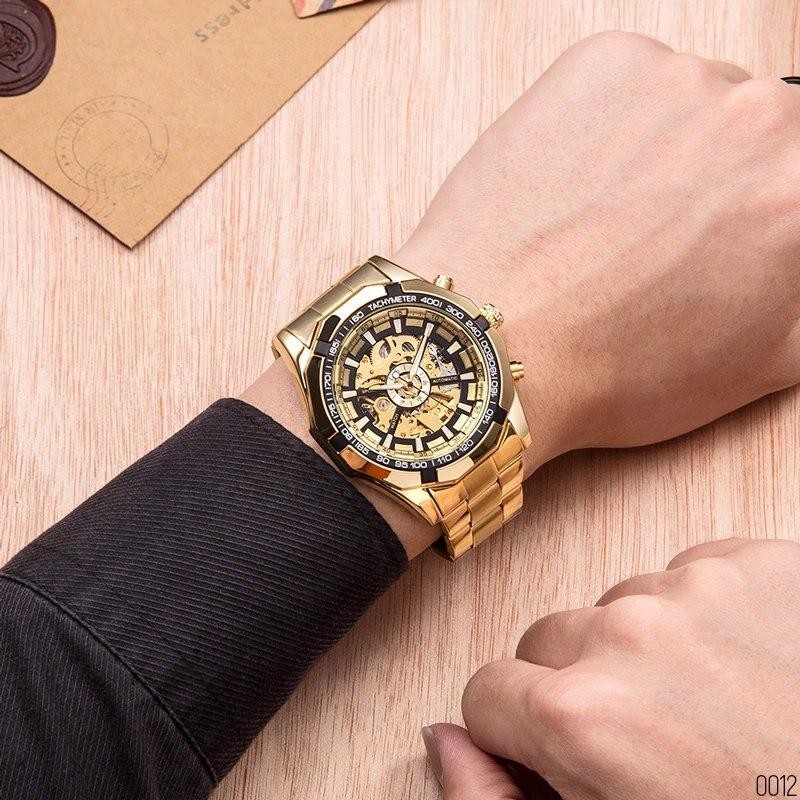 Watch Forsining 8042 Gold-Black