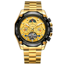 Часы  Forsining 6913 Gold-Black-Gold