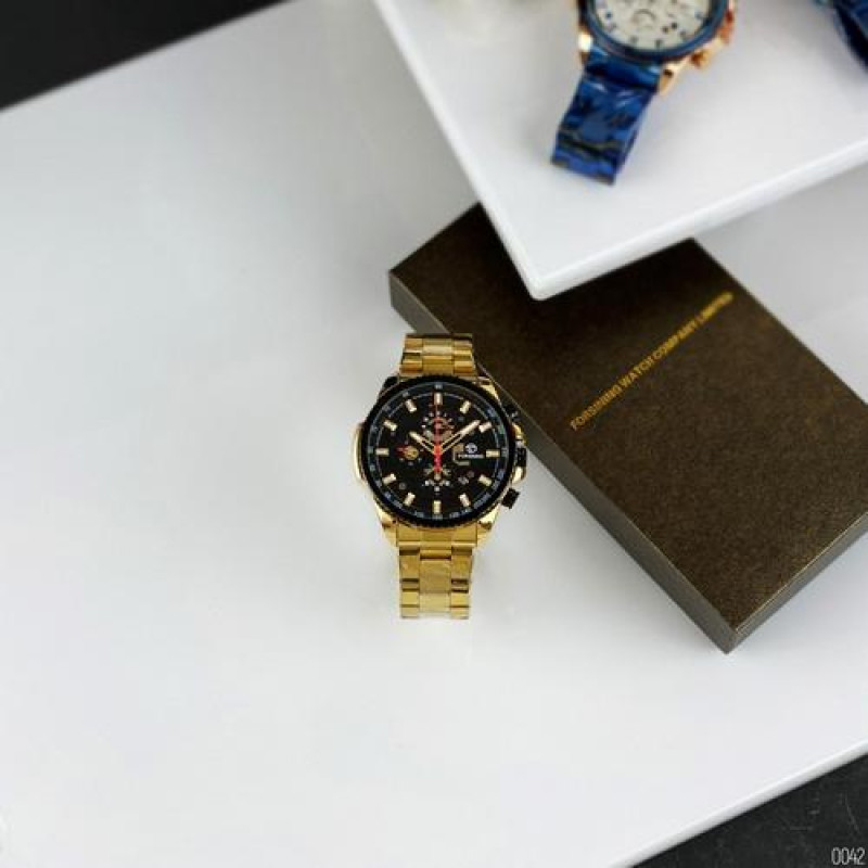 Watch Forsining 6909 Gold-Black
