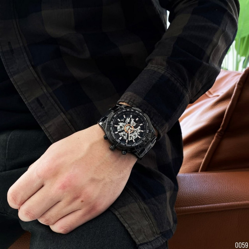 Watch Forsining 8042 All Black