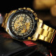 Watch Forsining 8186 Gold-Black
