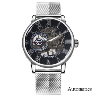 Watch Forsining 8099A All Silver Mesh