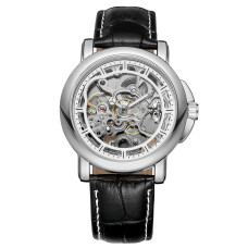 Часы  Forsining 8156 Black-Silver
