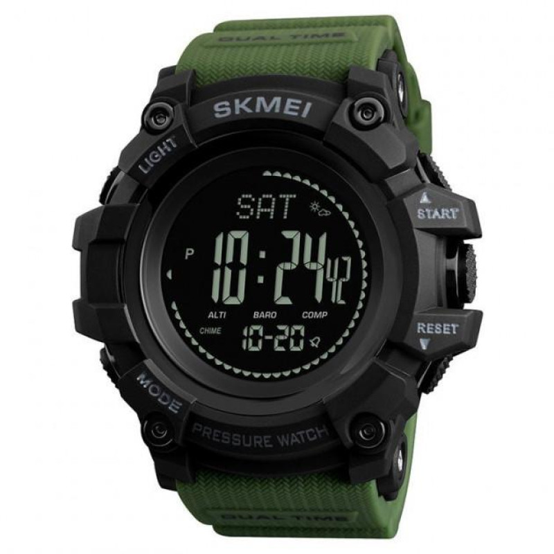 Часы Skmei 1358AG Army Green Smart Watch Compass