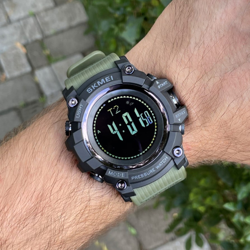 Часы Skmei 1358AG Army Green Smart Watch Compass