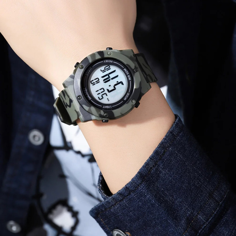 Watch Skmei 1772CMGNWT Camo Green-White