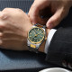 Watch Curren 8439 Silver-Gold-Green