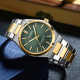 Watch Curren 8439 Silver-Gold-Green