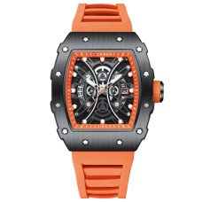 Часы  Curren 8438 Black-Orange