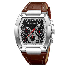 Часы  Skmei 9357SIBN Silver-Brown