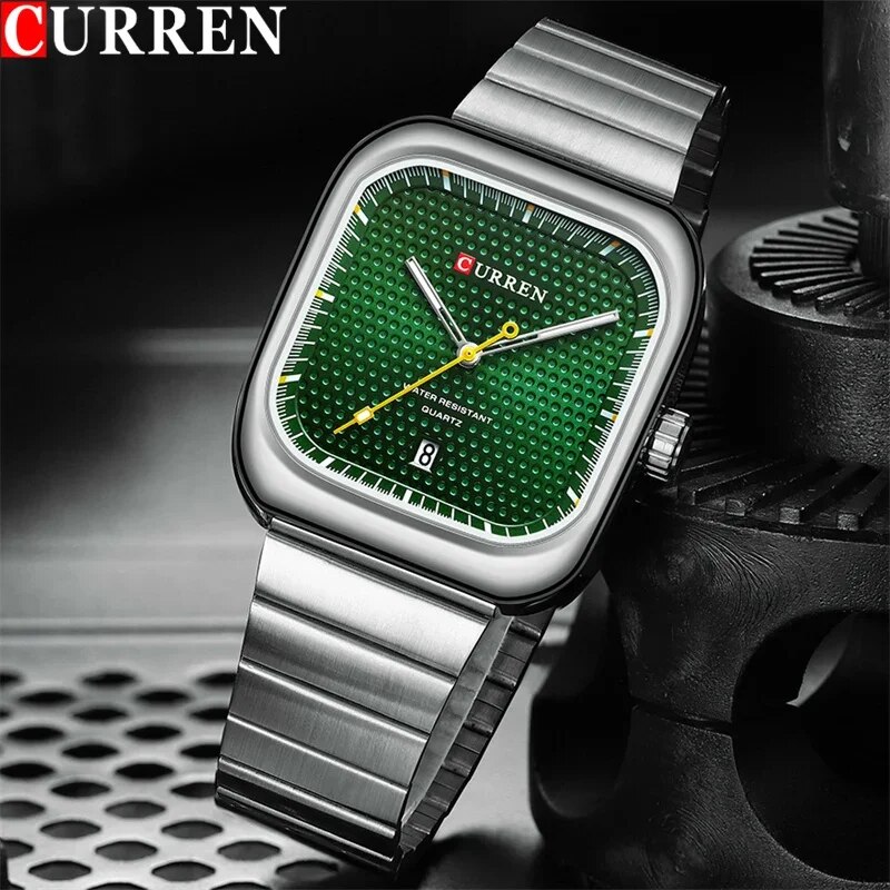 Watch Curren 8460 Silver-Green