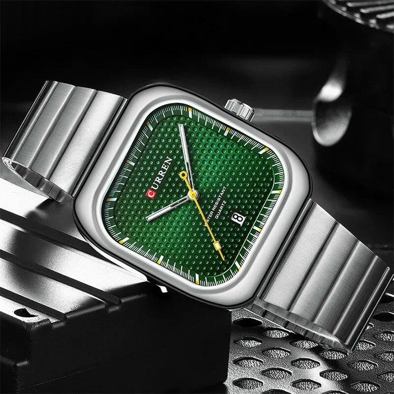 Watch Curren 8460 Silver-Green