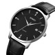Часы Skmei 1801LSIBK Silver-Black Leather