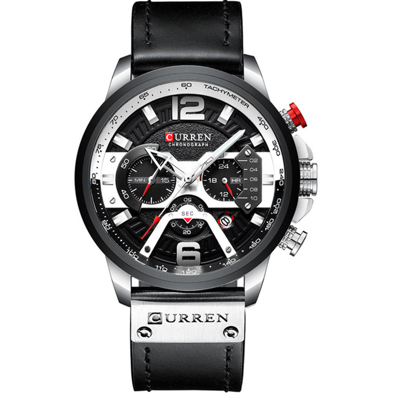 Watch Curren 8329 Black-Silver