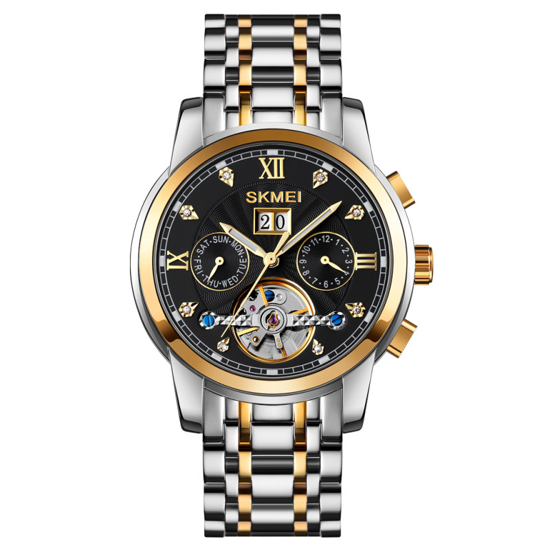 Часы Skmei M029TGDBK Gold-Silver-Black