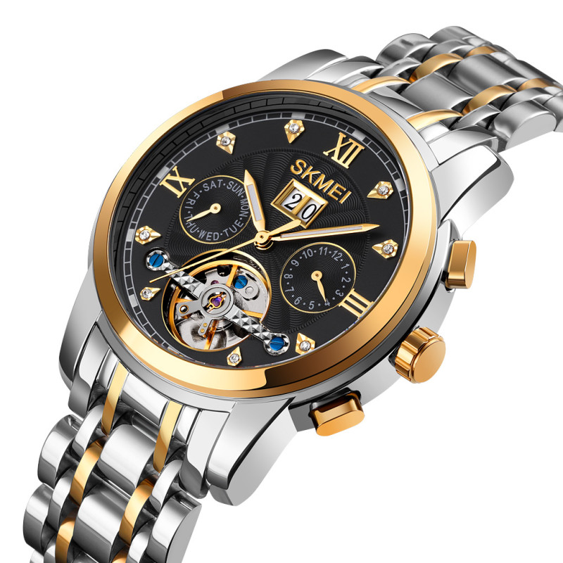 Часы Skmei M029TGDBK Gold-Silver-Black