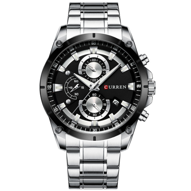 Watch Curren 8360 Silver-Black