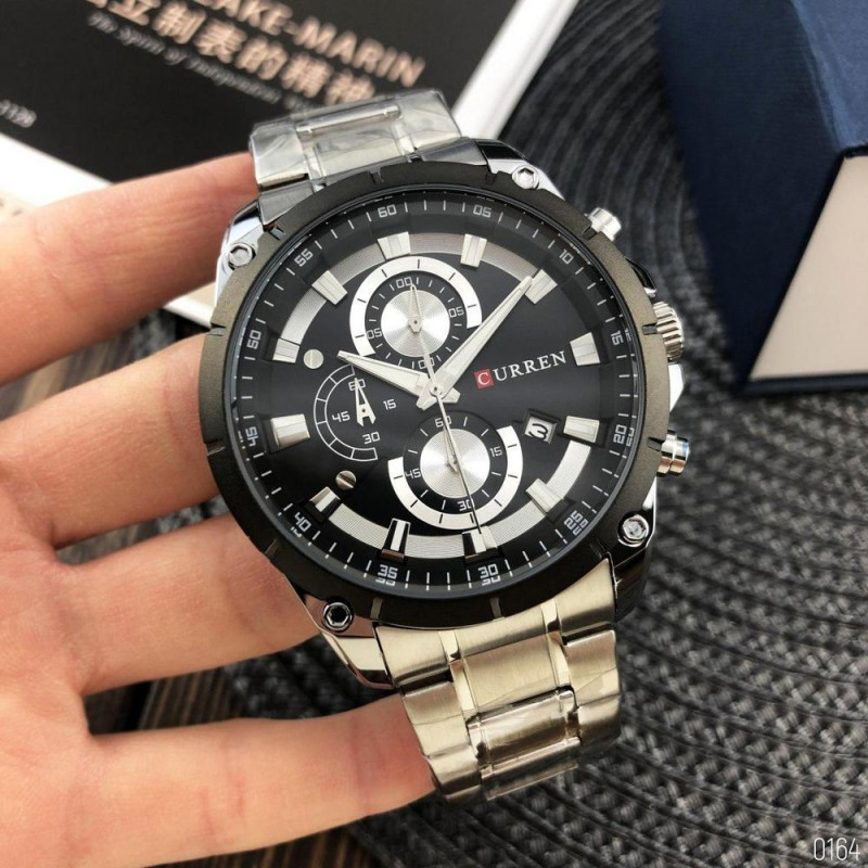 Watch Curren 8360 Silver-Black