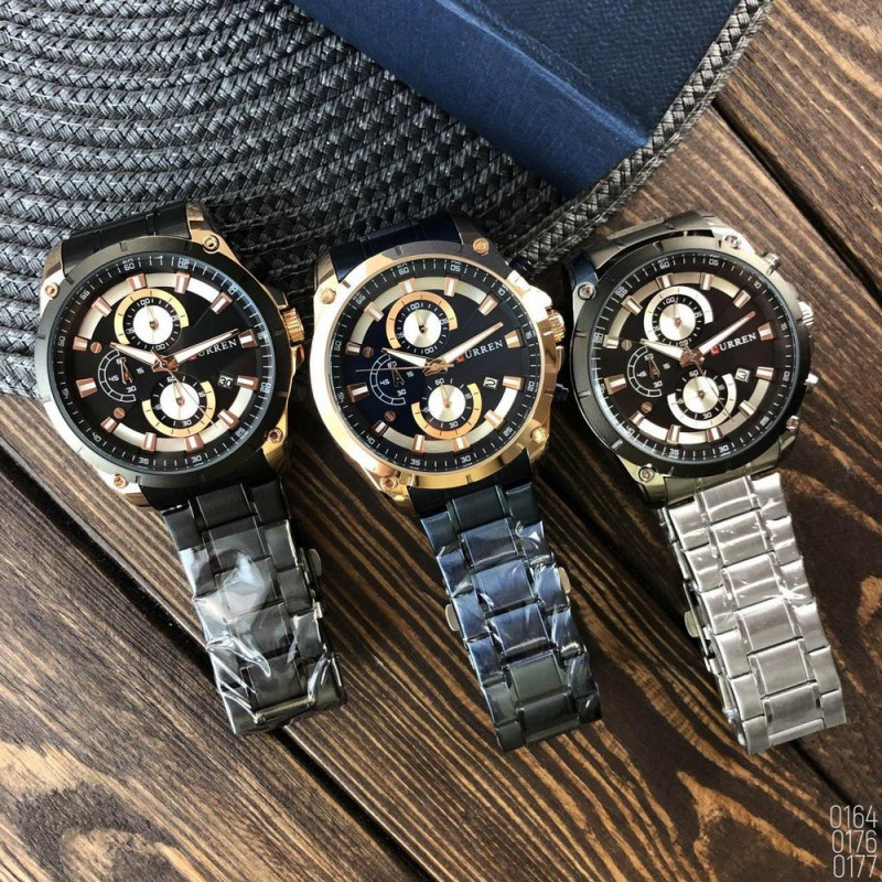 Watch Curren 8360 Silver-Black