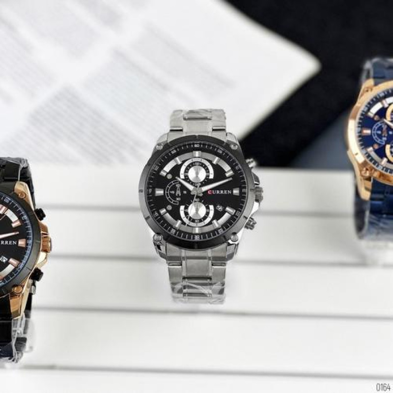 Watch Curren 8360 Silver-Black