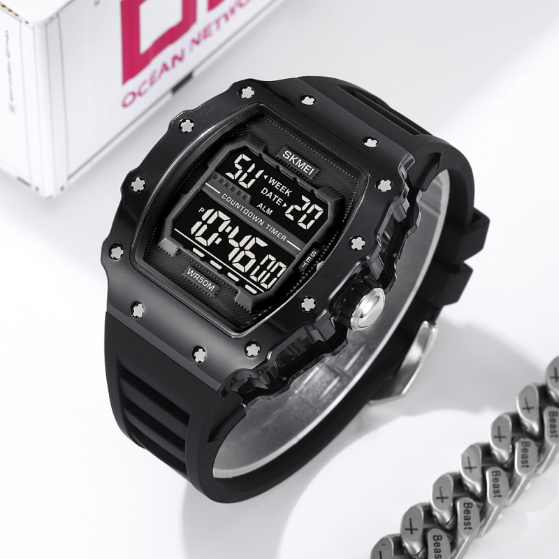 Годинник Skmei 2296BTBKBK Bright Black