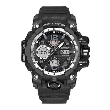 Годинник  Sanda 6021 Black-Silver