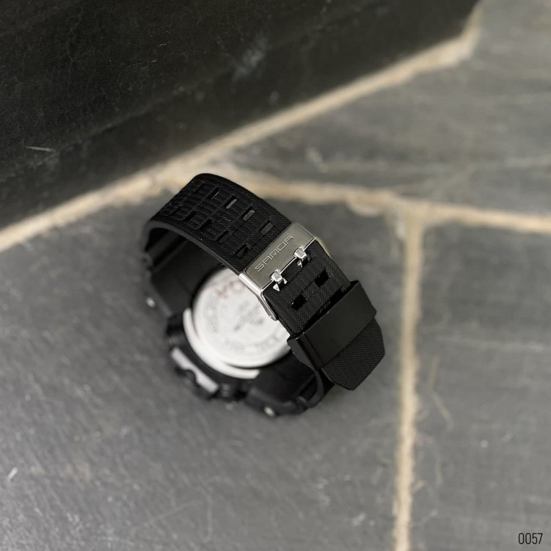 Watch Sanda 6021 Black-Silver