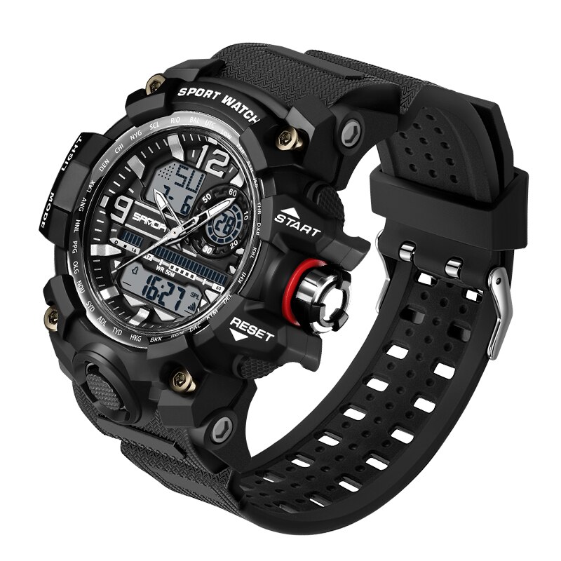 Watch Sanda 3133 Black-White