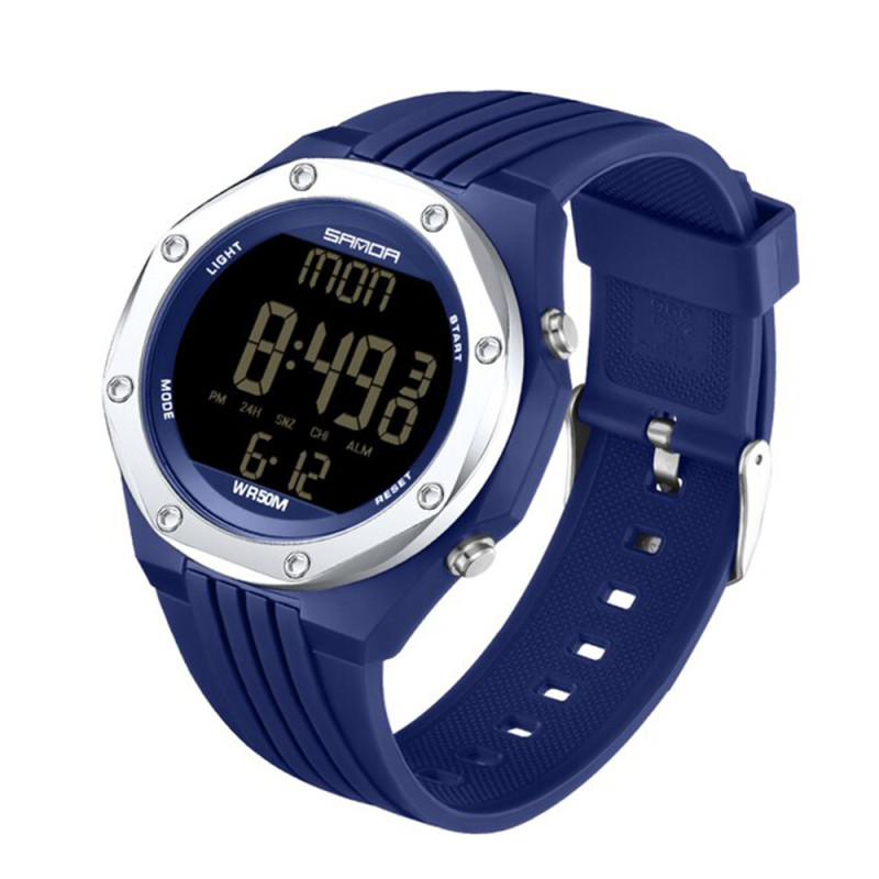 Watch Sanda 6093 Blue-Silver
