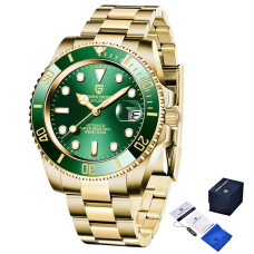 Годинник  Pagani Design PD-1661 Yellow Gold-Green