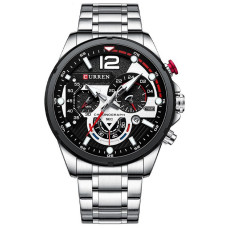 Часы  Curren 8395 Silver-Black